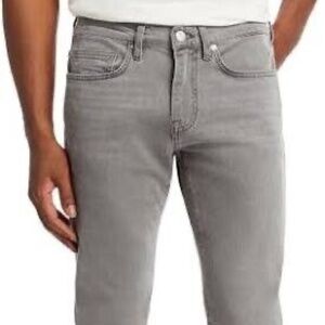 Frame Men's L' Homme Grey Slim Fit Jeans - Size 33 x 30